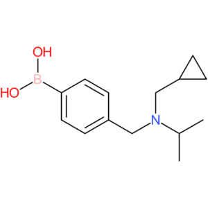 (4-([(cyclopropylmethyl)(propan-2-yl)amino]methyl)phenyl)boronic acid