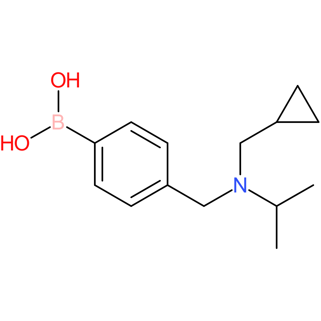(4-([(cyclopropylmethyl)(propan-2-yl)amino]methyl)phenyl)boronic acid