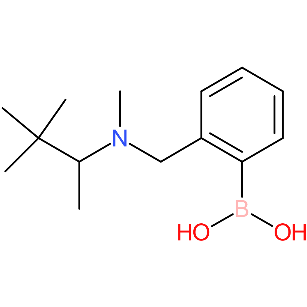 (2-([(3,3-dimethylbutan-2-yl)(methyl)amino]methyl)phenyl)boronic acid