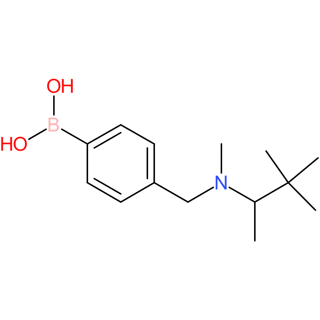 (4-([(3,3-dimethylbutan-2-yl)(methyl)amino]methyl)phenyl)boronic acid