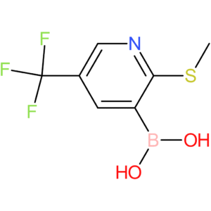 2-methylthio-5-trifluoromethylpyridine-3-boronic acid