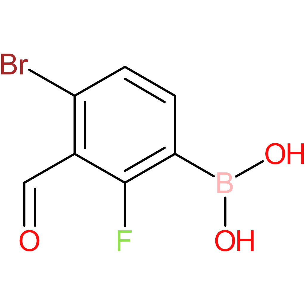 4-bromo-2-fluoro-3-formylphenylboronic acid