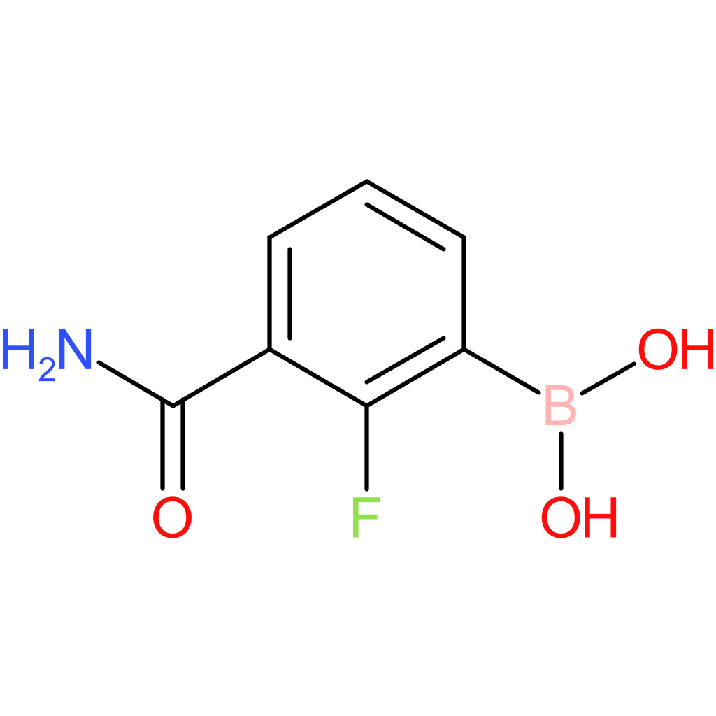 3-aminocarbonyl-2-fluorophenylboronic acid