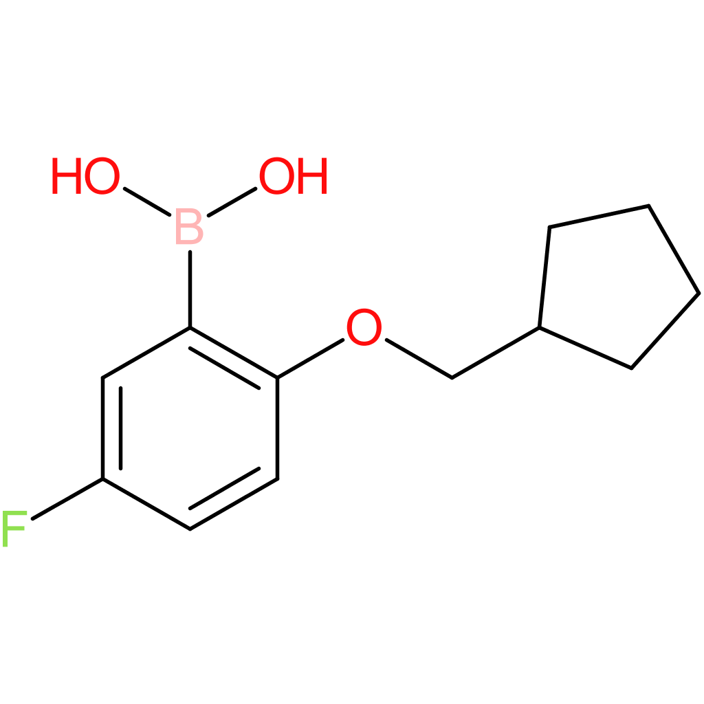 [2-(cyclopentylmethoxy)-5-fluorophenyl]boronic acid