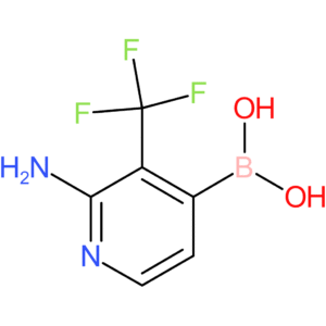 2-amino-3-(trifluoromethyl)pyridine-4-boronic acid