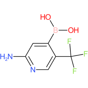 2-amino-5-(trifluoromethyl)pyridine-4-boronic acid