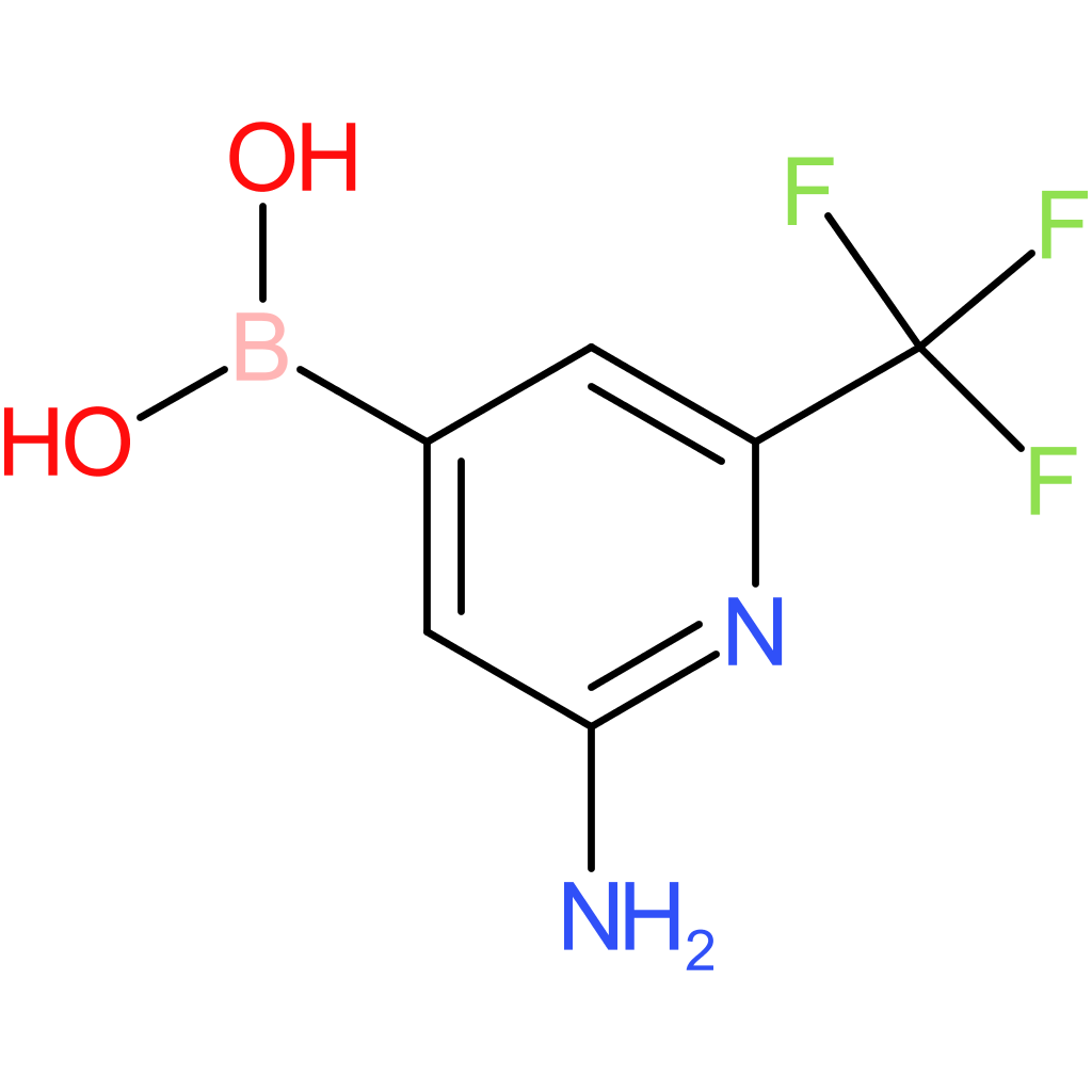 [2-amino-6-(trifluoromethyl)pyridin-4-yl]boronic acid