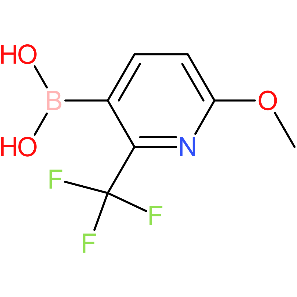 6-methoxy-2-(trifluoromethyl)pyridine-3-boronic acid