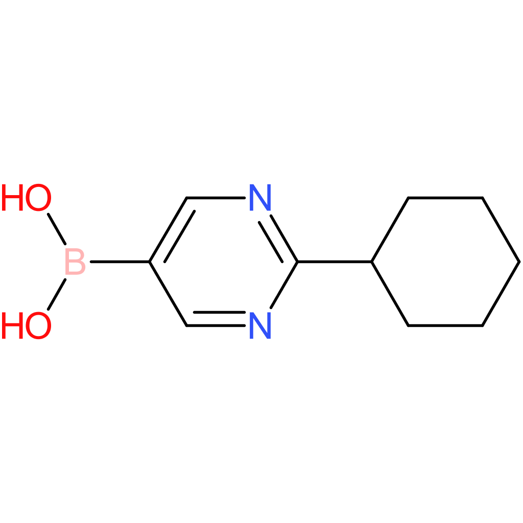 2-(cyclohexyl)pyrimidine-5-boronic acid