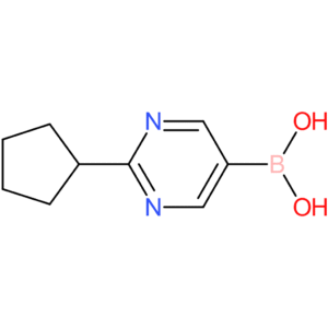2-(cyclopentyl)pyrimidine-5-boronic acid