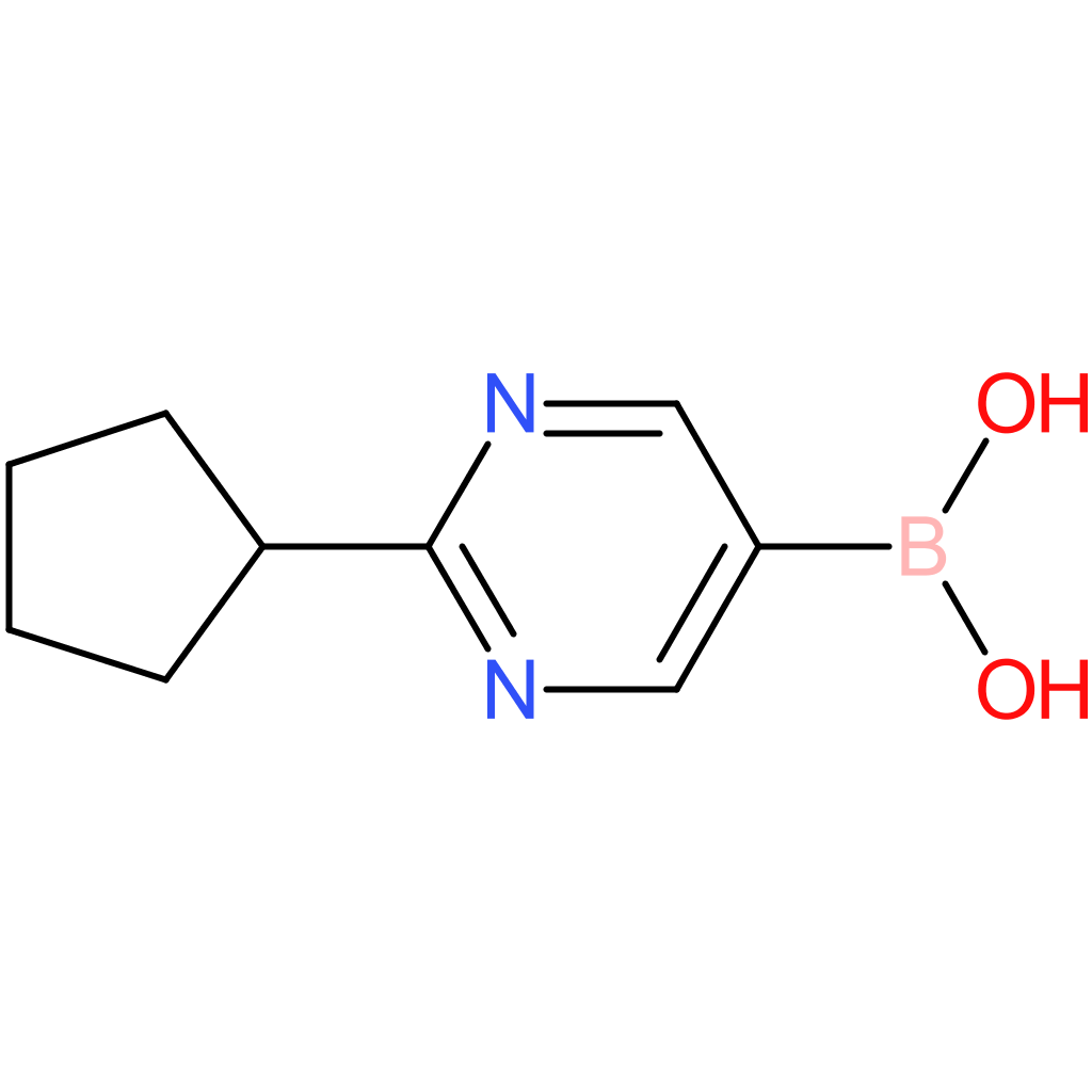 2-(cyclopentyl)pyrimidine-5-boronic acid