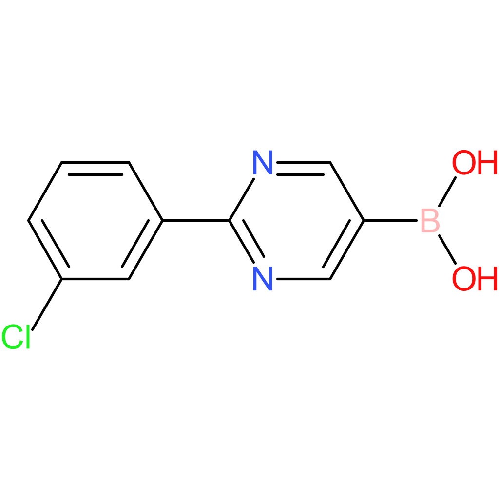2-(3-chlorophenyl)pyrimidine-5-boronic acid