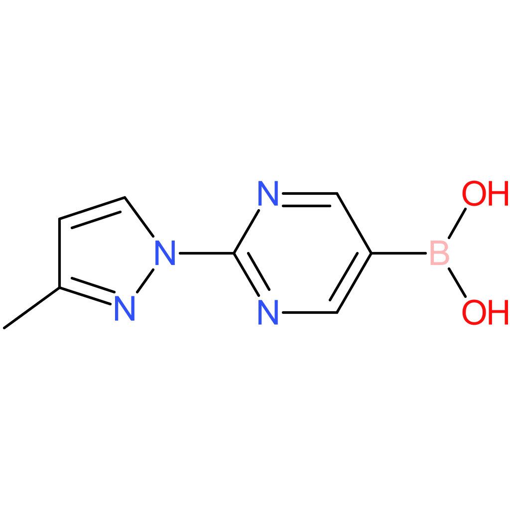 2-(3-methyl-1h-pyrazol-1-yl)pyrimidine-5-boronic acid