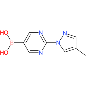2-(4-methyl-1h-pyrazol-1-yl)pyrimidine-5-boronic acid