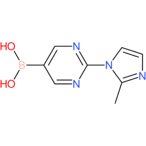 2-(2-methylimidazol-1-yl)pyrimidine-5-boronic acid