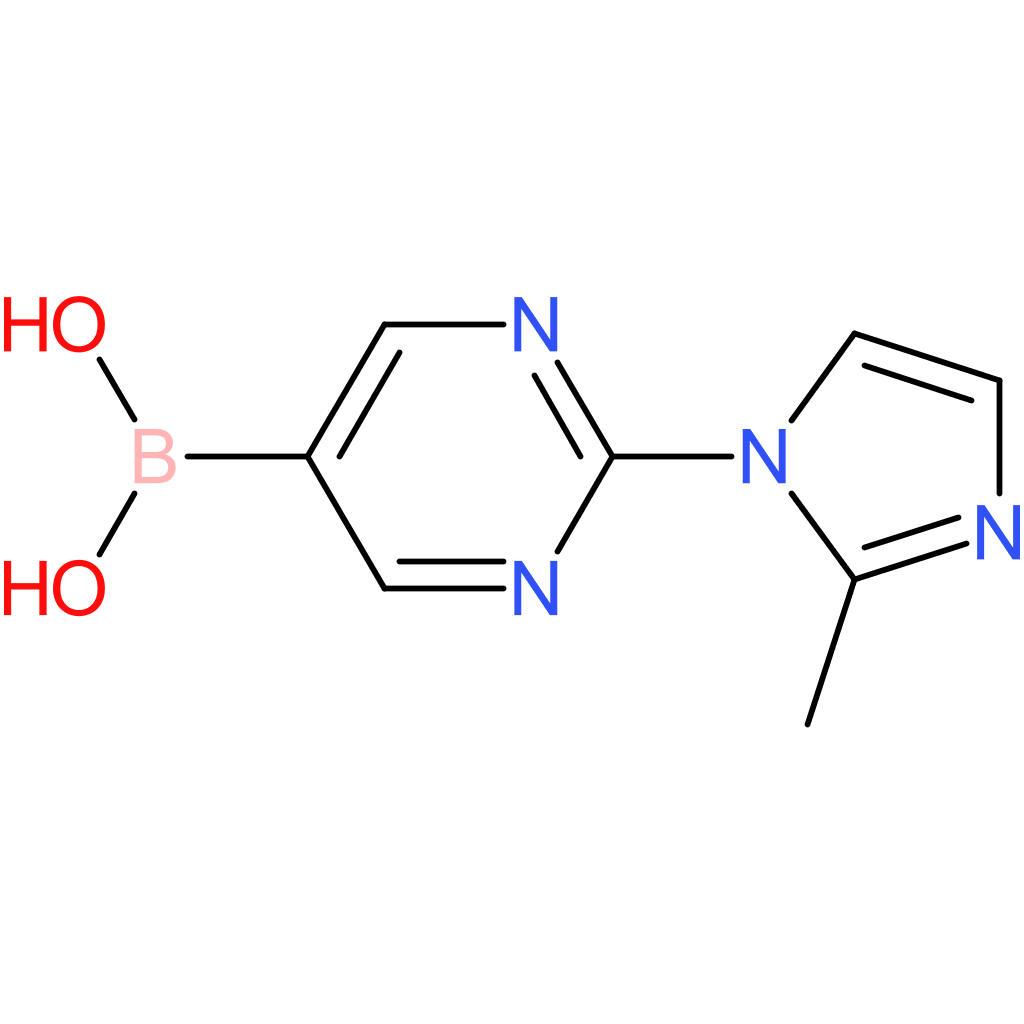 2-(2-methylimidazol-1-yl)pyrimidine-5-boronic acid