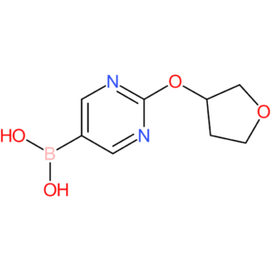 2-(tetrahydro-furan-3-yloxy)pyrimidine-5-boronic acid
