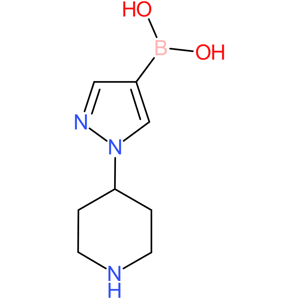 1-(4-piperidinyl)-1h-pyrazol-4-ylboronic acid