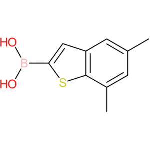 (5,7-dimethyl-1-benzothiophen-2-yl)boronic acid