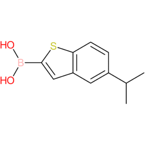[5-(propan-2-yl)-1-benzothiophen-2-yl]boranediol