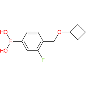 [4-(cyclobutoxymethyl)-3-fluorophenyl]boronic acid