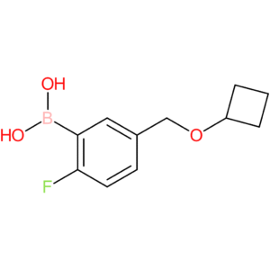 [5-(cyclobutoxymethyl)-2-fluorophenyl]boronic acid