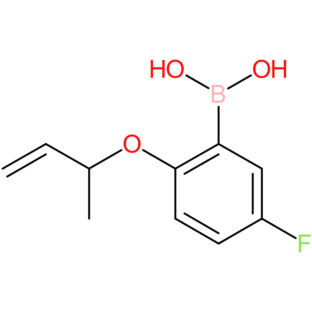 [2-(but-3-en-2-yloxy)-5-fluorophenyl]boronic acid