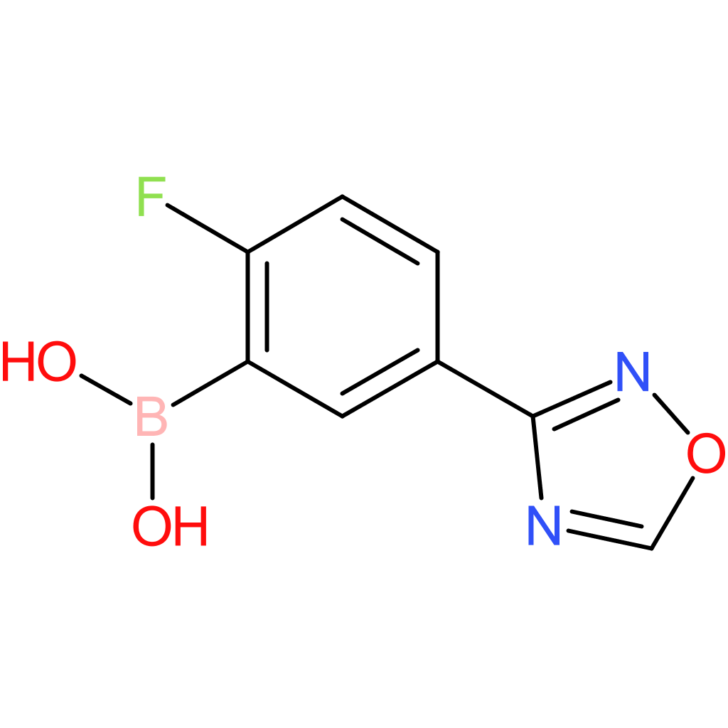 2-fluoro-5-(1,2,4-oxadiazol-3-yl)phenylboronic acid