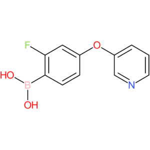 2-fluoro-4-(pyridin-3-yloxy)phenylboronic acid