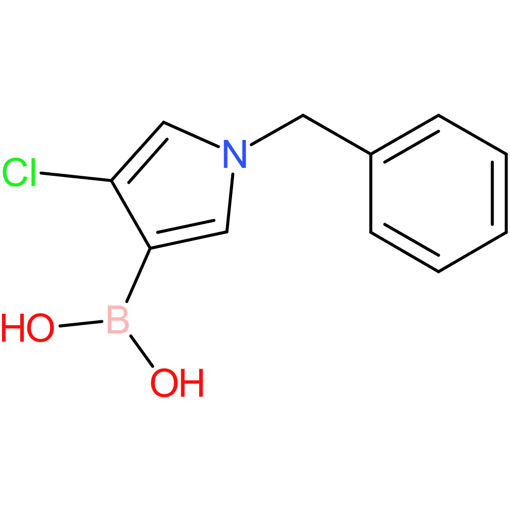 1-benzyl-4-chloro-pyrrol-3-ylboronic acid