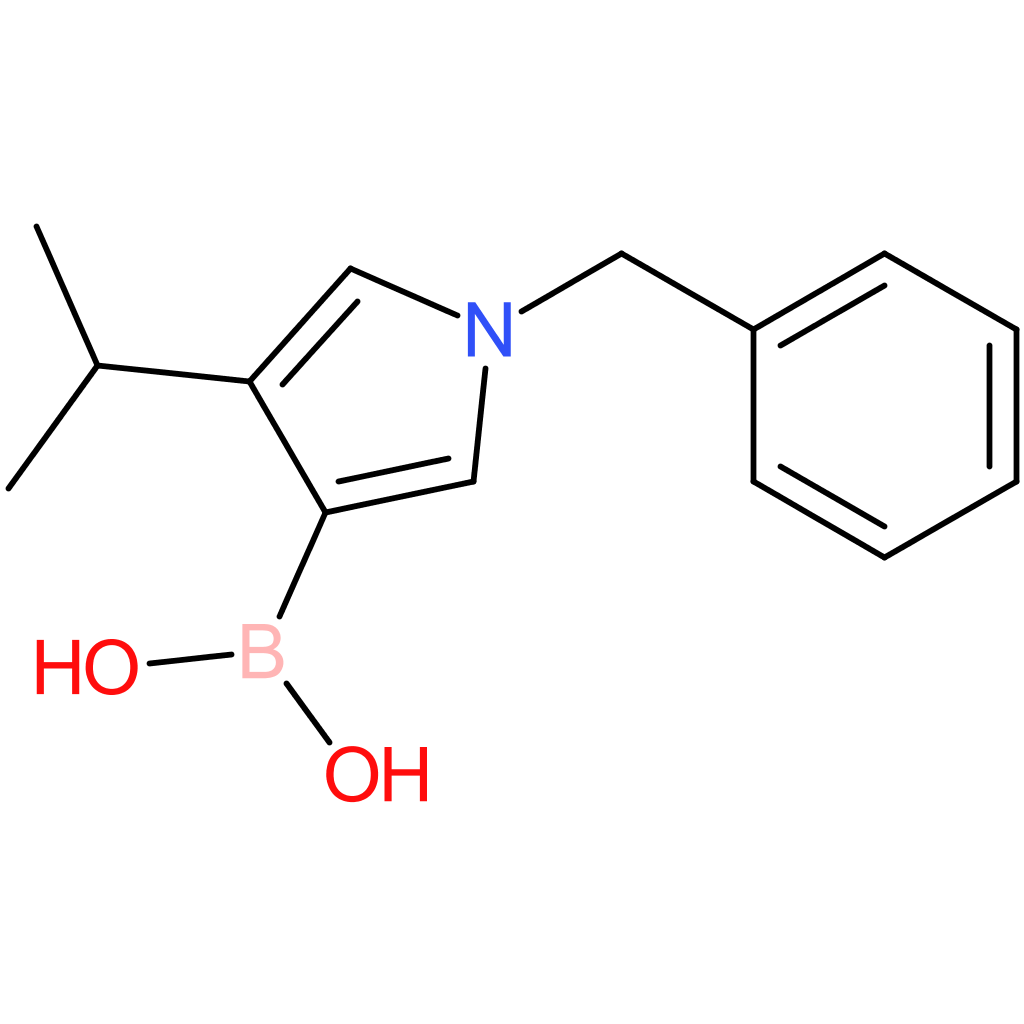 1-benzyl-4-isopropyl-pyrrol-3-ylboronic acid