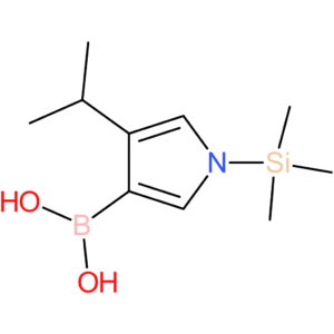 4-isopropyl-1-(trimethylsilyl)-pyrrol-3-ylboronic acid