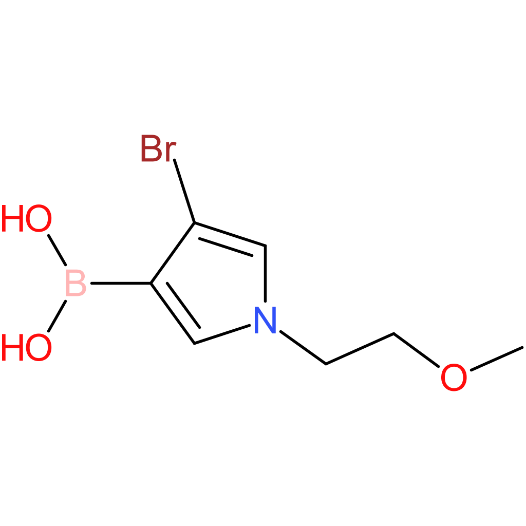 4-bromo-1-(2-methoxyethyl)-pyrrol-3-ylboronic acid