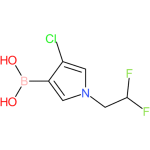 4-chloro-1-(2,2-difluoroethyl)-pyrrol-3-ylboronic acid