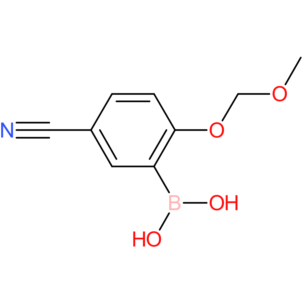 5-cyano-2-(methoxymethoxy)phenylboronic acid