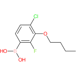 3-butoxy-4-chloro-2-fluorophenylboronic acid