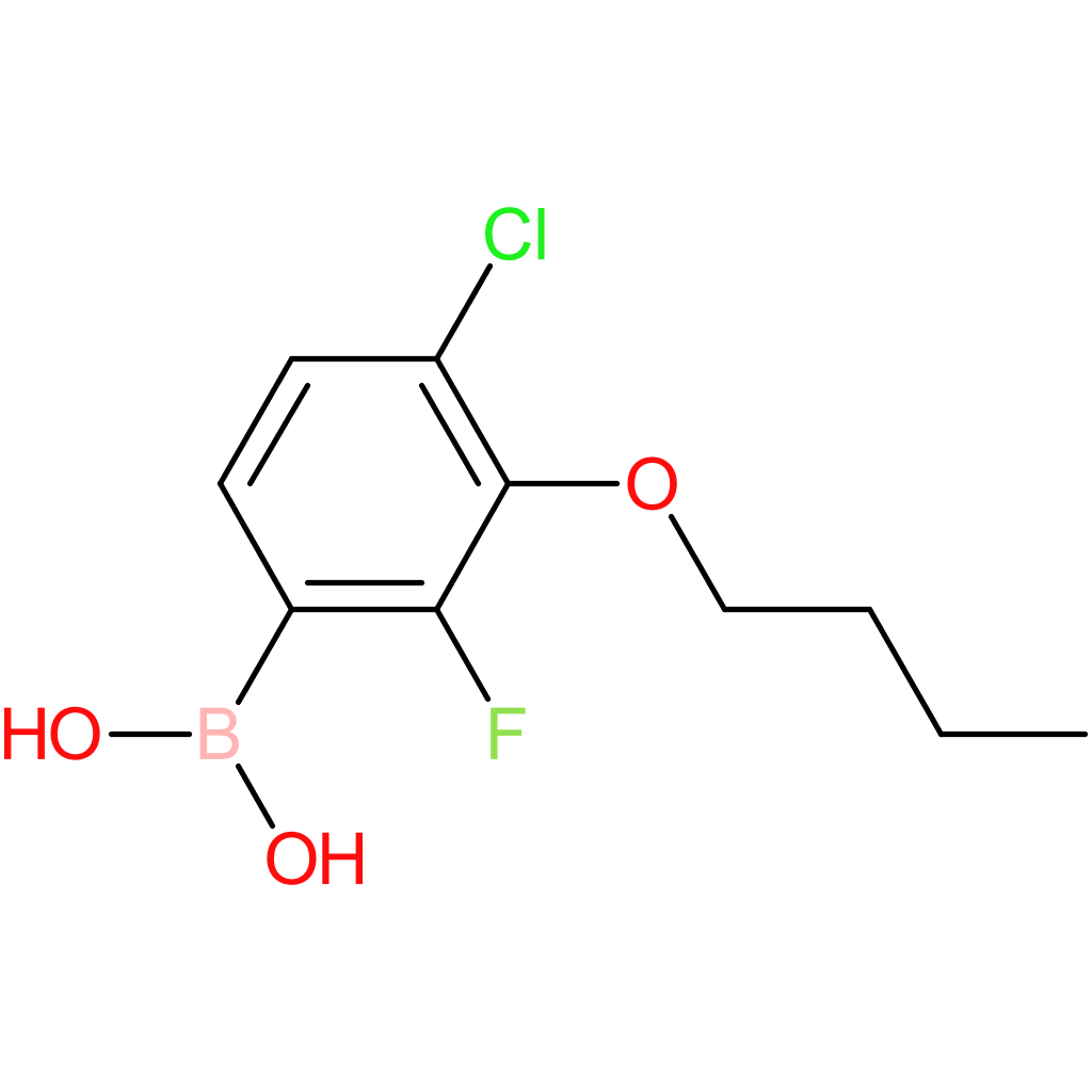 3-butoxy-4-chloro-2-fluorophenylboronic acid