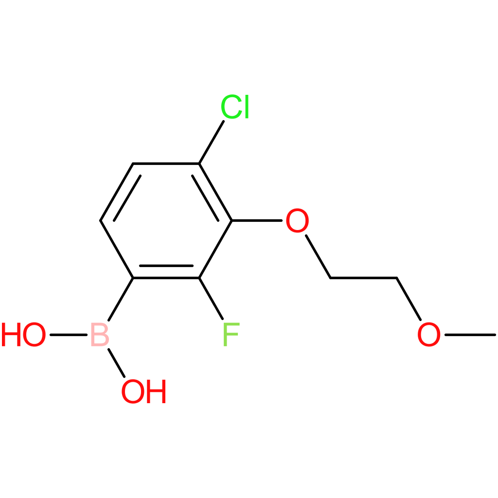 4-chloro-2-fluoro-3-(2-methoxyethoxy)phenylboronic acid