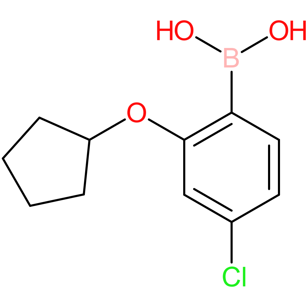 4-chloro-2-(cyclopentyloxy)phenylboronic acid