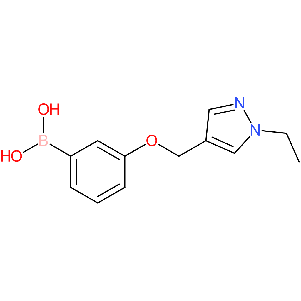 (3-[(1-ethyl-1h-pyrazol-4-yl)methoxy]phenyl)boronic acid