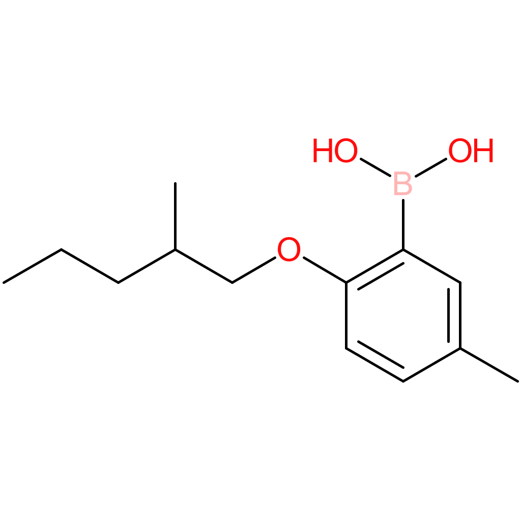 (5-methyl-2-[(2-methylpentyl)oxy]phenyl)boronic acid