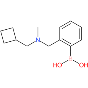 (2-([(cyclobutylmethyl)(methyl)amino]methyl)phenyl)boronic acid