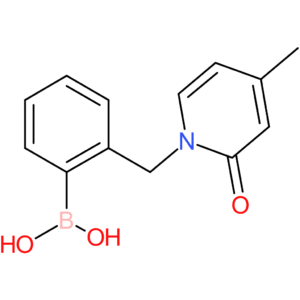 (2-[(4-methyl-2-oxo-1,2-dihydropyridin-1-yl)methyl]phenyl)boronic acid