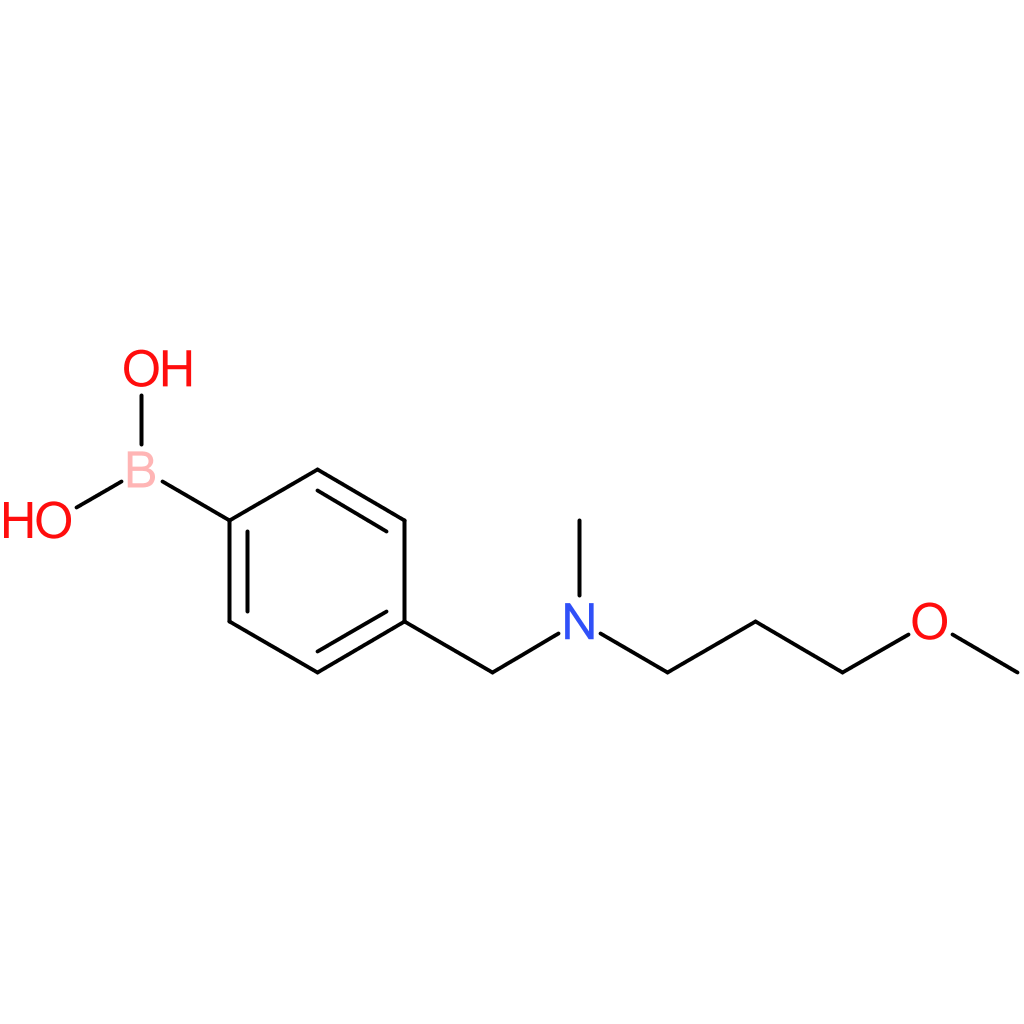 (4-([(3-methoxypropyl)(methyl)amino]methyl)phenyl)boronic acid