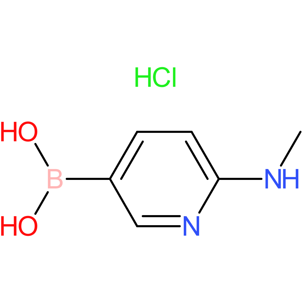 6-(methylamino)pyridin-3-ylboronic acid hydrochloride