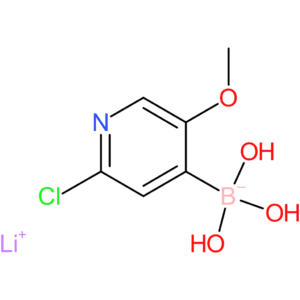 2-chloro-5-methoxypyridine-4-boronic acid, monolithium salt