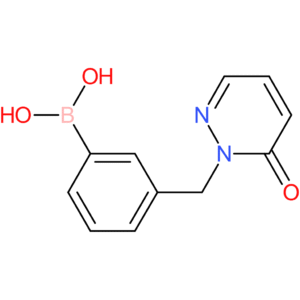 (3-[(6-oxo-1,6-dihydropyridazin-1-yl)methyl]phenyl)boronic acid