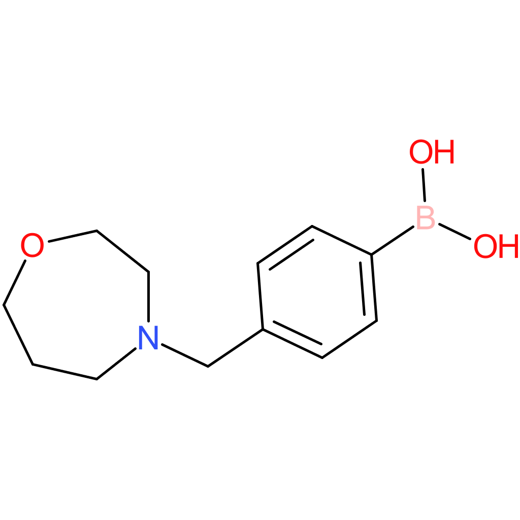 [4-(1,4-oxazepan-4-ylmethyl)phenyl]boronic acid