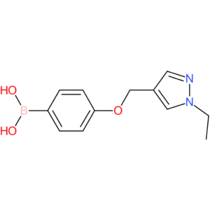 (4-[(1-ethyl-1h-pyrazol-4-yl)methoxy]phenyl)boronic acid