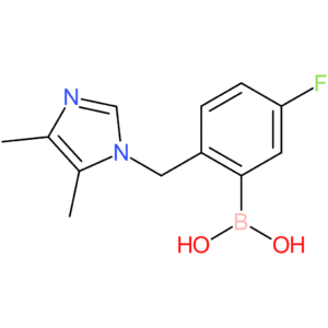 (2-[(4,5-dimethyl-1h-imidazol-1-yl)methyl]-5-fluorophenyl)boronic acid